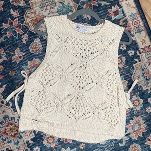 Zara crochet top